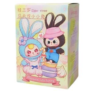 Baby Three Macaron Cutie Bunny Blind Box - SEALED (Unopened)